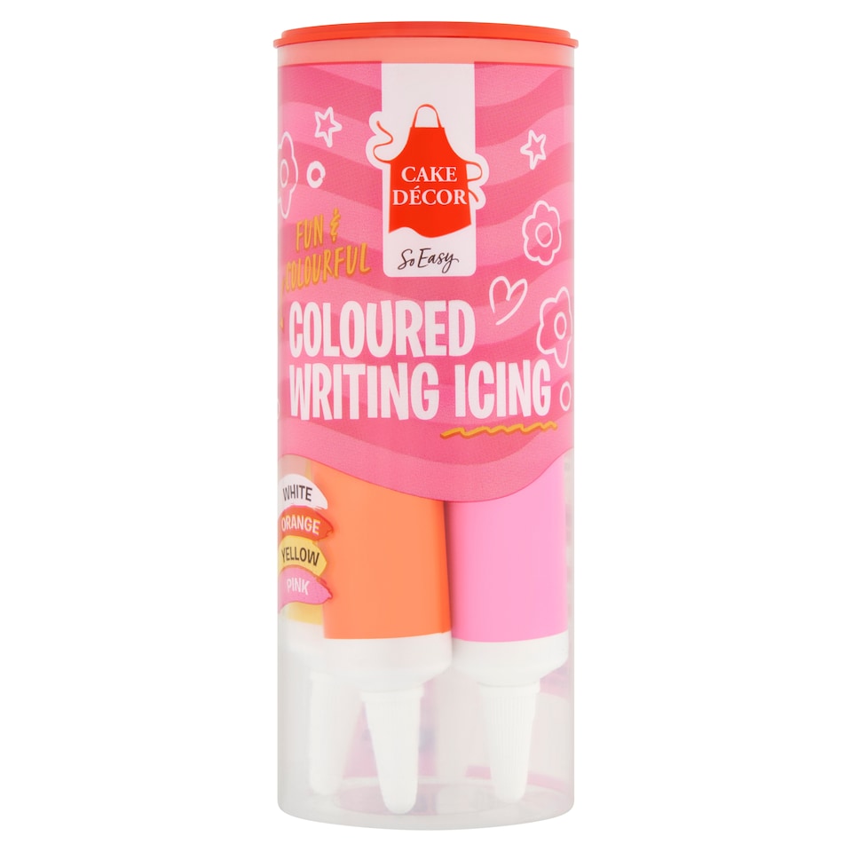 Cake Decor Coloured Writing Icing 76G