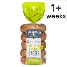 Fitzgeralds Multiseed & Cereal Bagels 425G