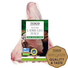 Tesco Welsh Lamb Leg Half