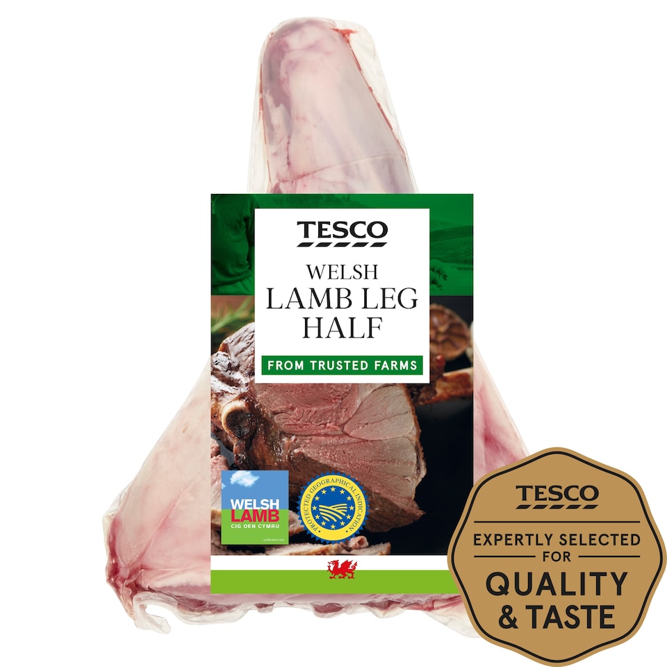 Tesco Welsh Lamb Leg Half