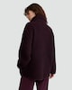 image 3 of F&F Fleece Zip Through Pyjama Jacket in Burgundy