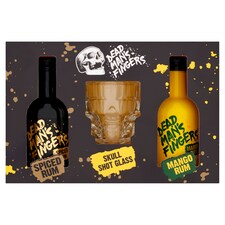 Dead Man's Fingers Rum 2 x 5cl & Skull Shot Glass Gift Set