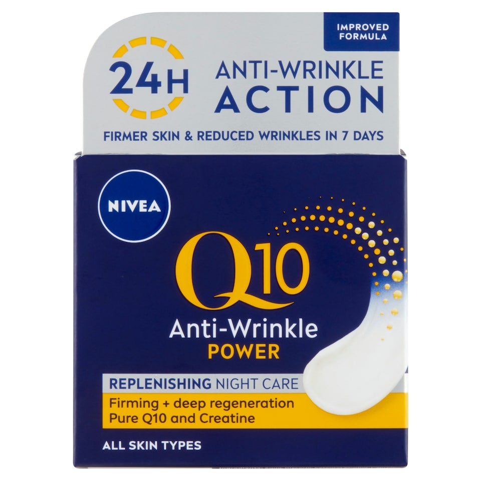 NIVEA Q10 Power ránctalanító éjszakai arckrém 50 ml  1. kép