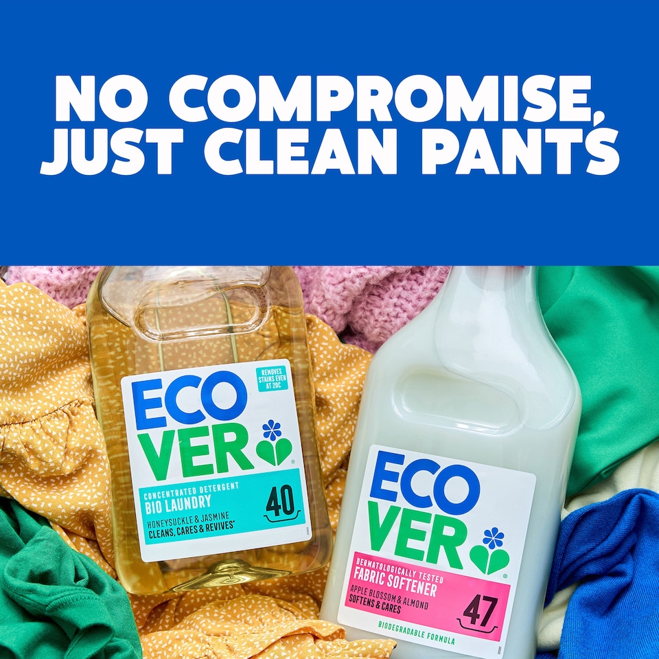 image 1 of Ecover Bio Concentrated Laundry Liquid Honey Suckle & Jasmine 40 Washes 1.43 Litre