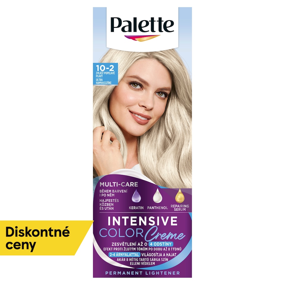 obrázok 1 z Palette Intensive Color Creme farba na vlasy Zvlášť popolavoplavý 10-2