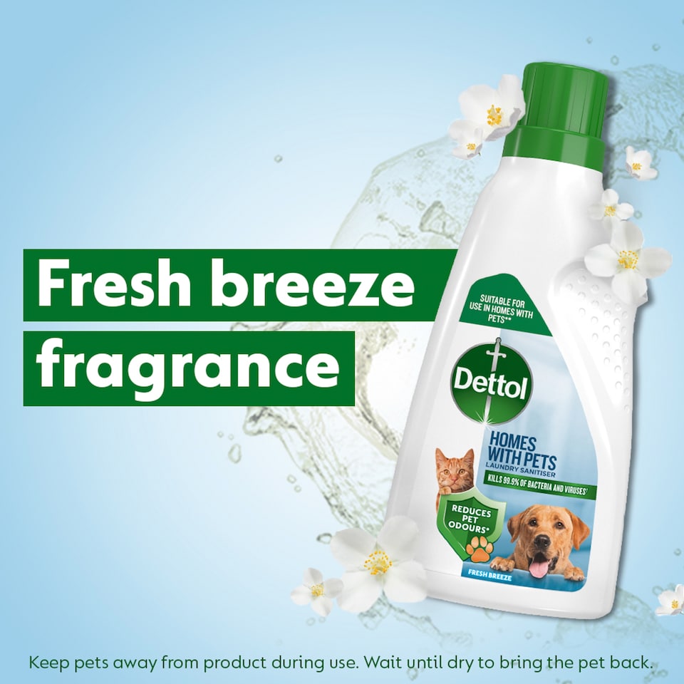 image 1 of Dettol Homes with Pets Laundry Sanitiser Fresh Breeze 750ml