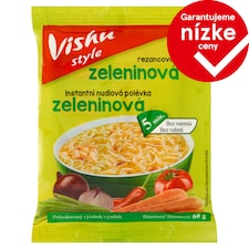 Vishu Style Instantná rezancová polievka zeleninová 60 g