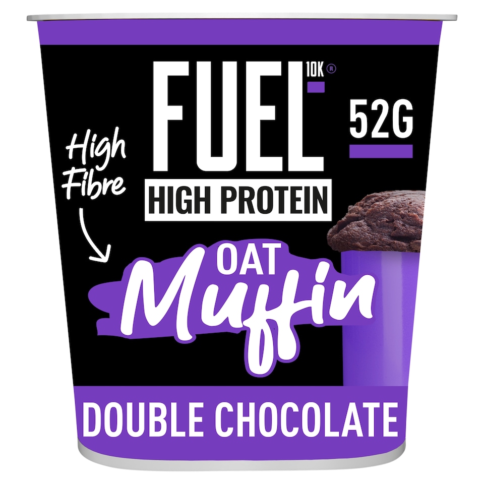 image 1 of FUEL10K Chocolate Oat Muffin Protein Snack Pot 52g