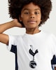 image 1 of Tottenham Hotspur Pure Cotton Cockerel Print T-Shirt in White