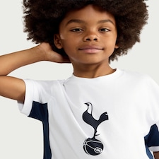 Tottenham Hotspur Pure Cotton Cockerel Print T-Shirt in White