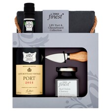 Tesco Finest Port And Cheesboard Gift