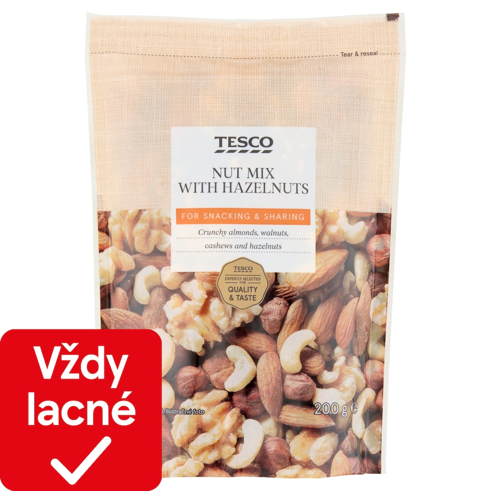 Tesco Zmes jadier suchých šupinových plodov 200 g