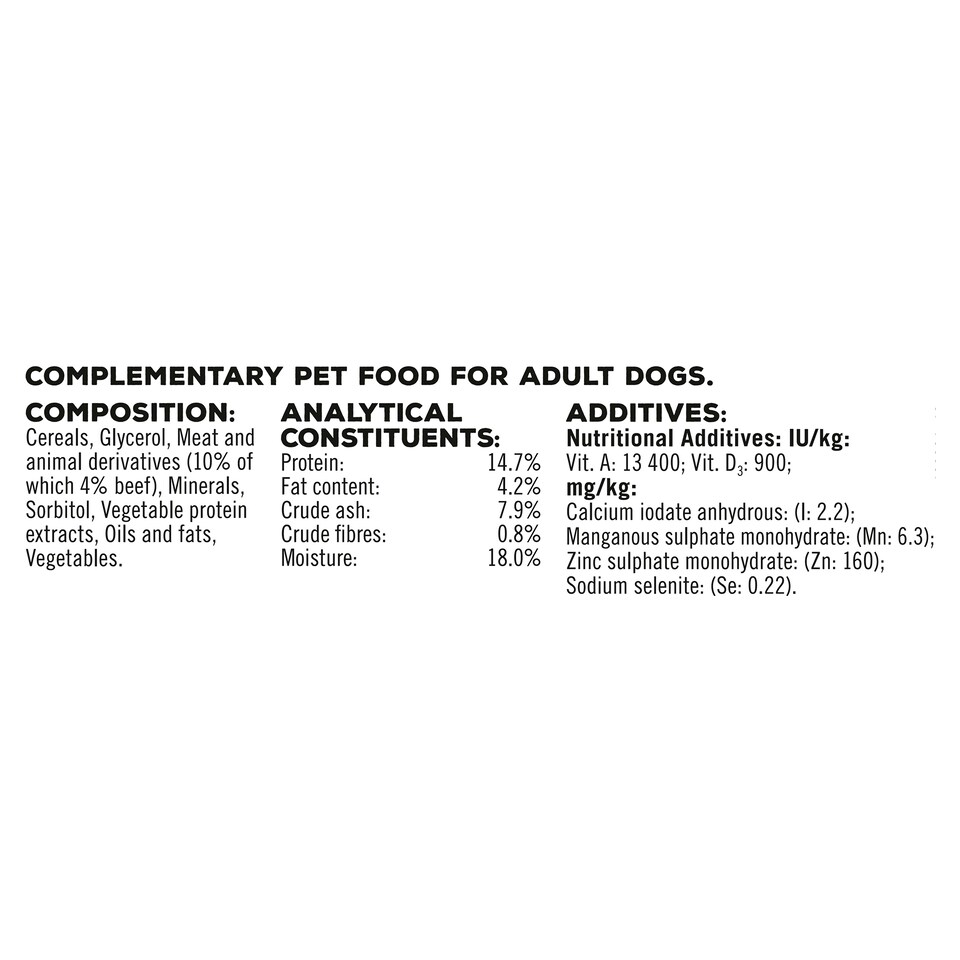 image 1 of Bakers Dental Delicious Medium Beef 200G