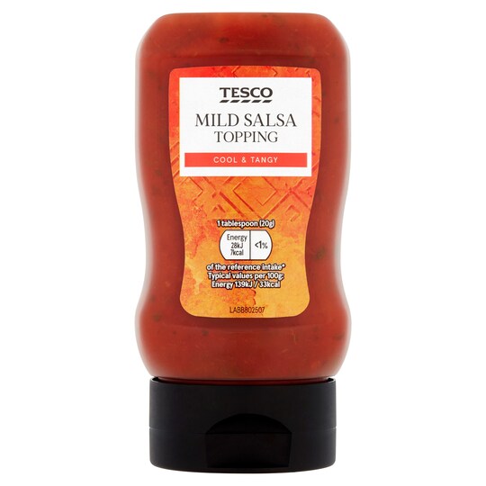 Tesco Medium Salsa Topping 290G