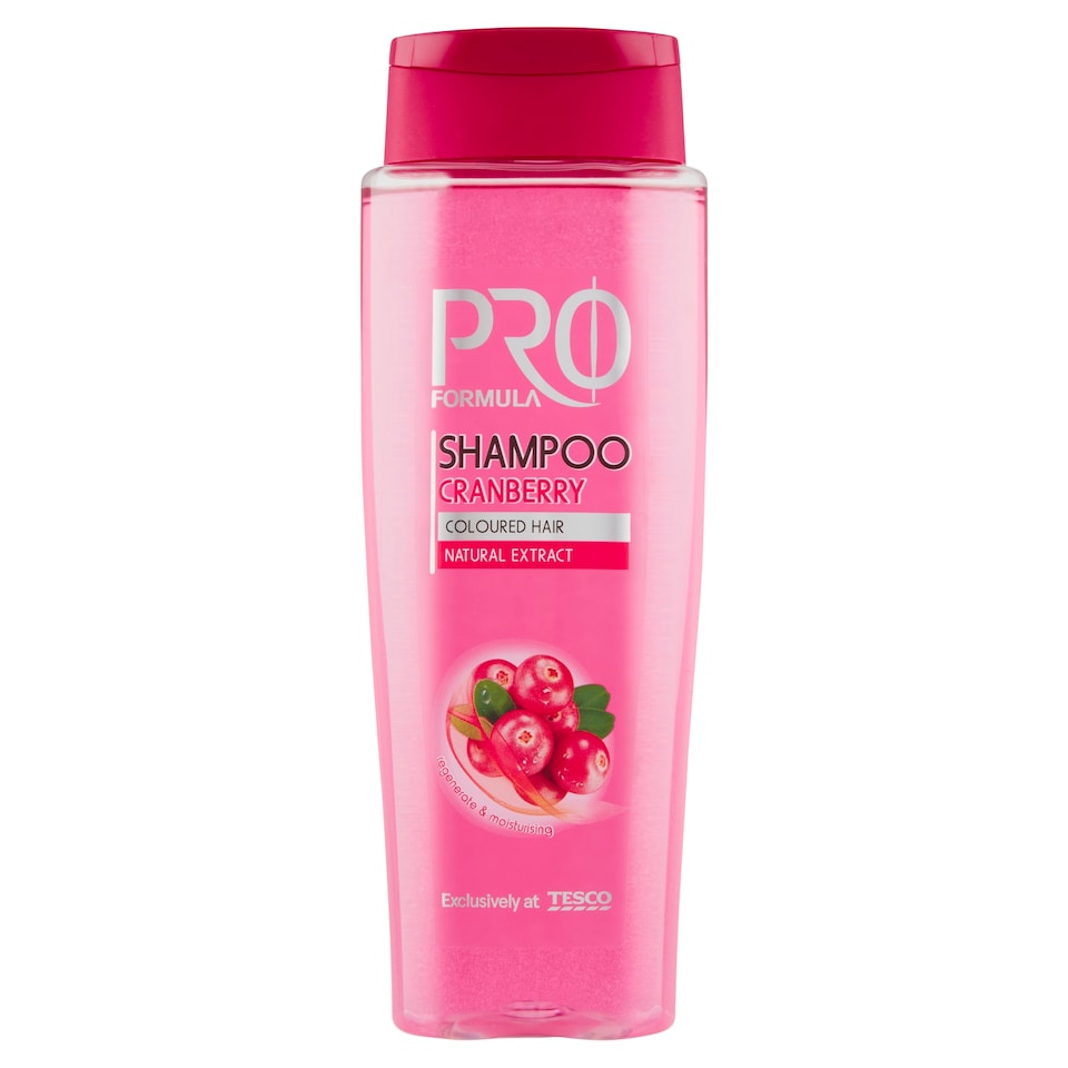 Tesco Pro Formula Cranberry sampon 400 ml