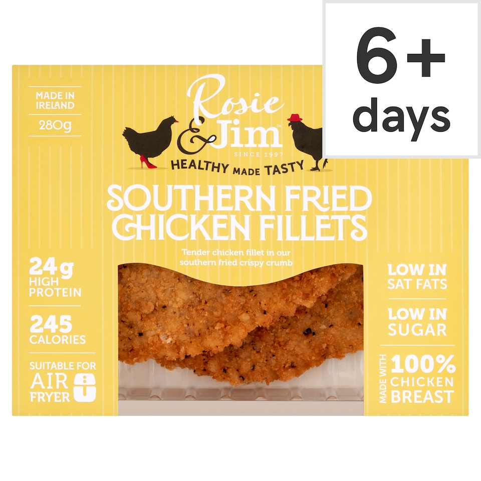 Rosie & Jim Southern Fried Fillets 280G