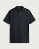 image 4 of F&F Pure Cotton Textured Polo Shirt in Navy