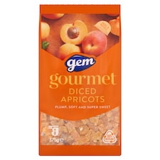 Gem Gourmet Diced Apricots 375G