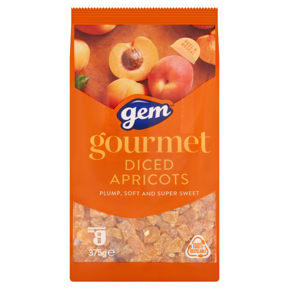 Gem Gourmet Diced Apricots 375G