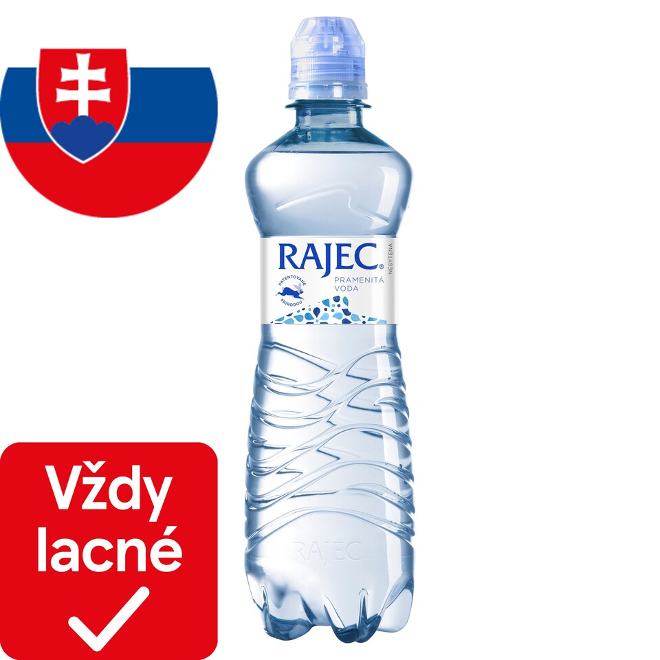 Rajec Pramenitá voda nesýtená 0,75 l