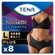 image 1 of TENA Plus Black Incontinence Pants Size Large 8 pack