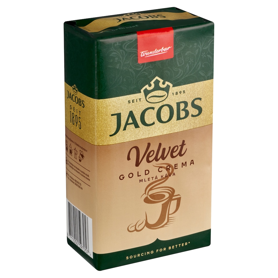 image 1 of Jacobs Velvet Gold Crema Ground Coffee 250g