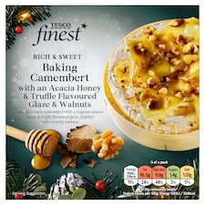 Tesco Finest Baking Camembert with Acacia Honey & Truffle and Walnuts 290g