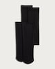 image 3 of F&F 2-Pack 80 Denier Opaque Tights in Black