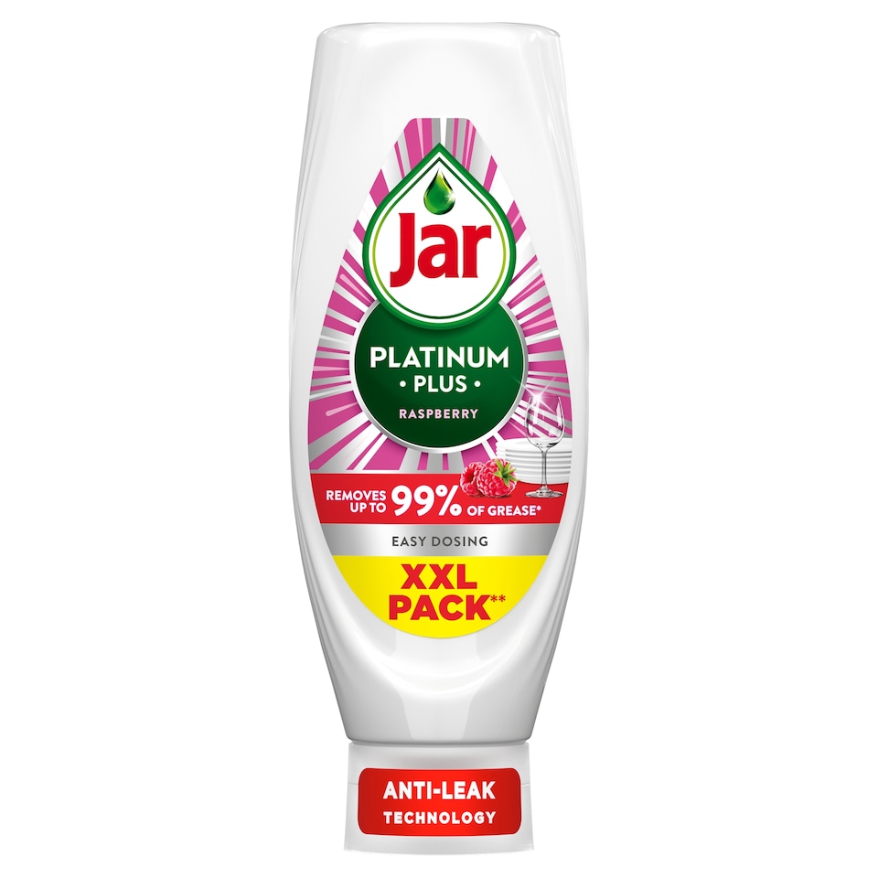 image 1 of Jar Platinum Plus Washing Up Liquid Raspberry 730ML