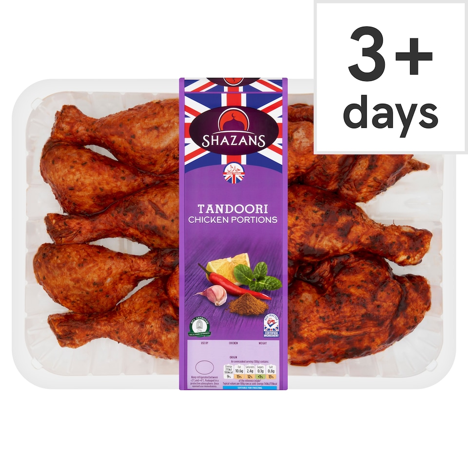 Shazans Tandoori Chicken Portions 1.6kg