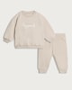 image 1 of F&F Baby 2-Piece Cotton Rich Little Legend Sweatshirt and Joggers Set in Tan
