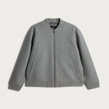 F&F Zip Up Bomber Jacket in Grey