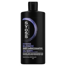 Syoss Intense Blonde Deep Caring Shampoo 440ml