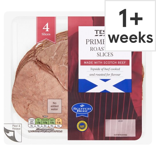 Tesco Scottish Roast Topside Of Beef 100G Tesco Groceries