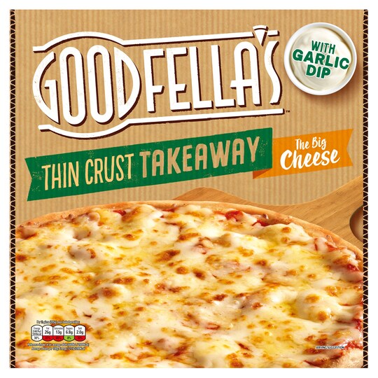 Goodfellas Thin Crust Takeaway Margherita Pizza 454G Tesco Groceries