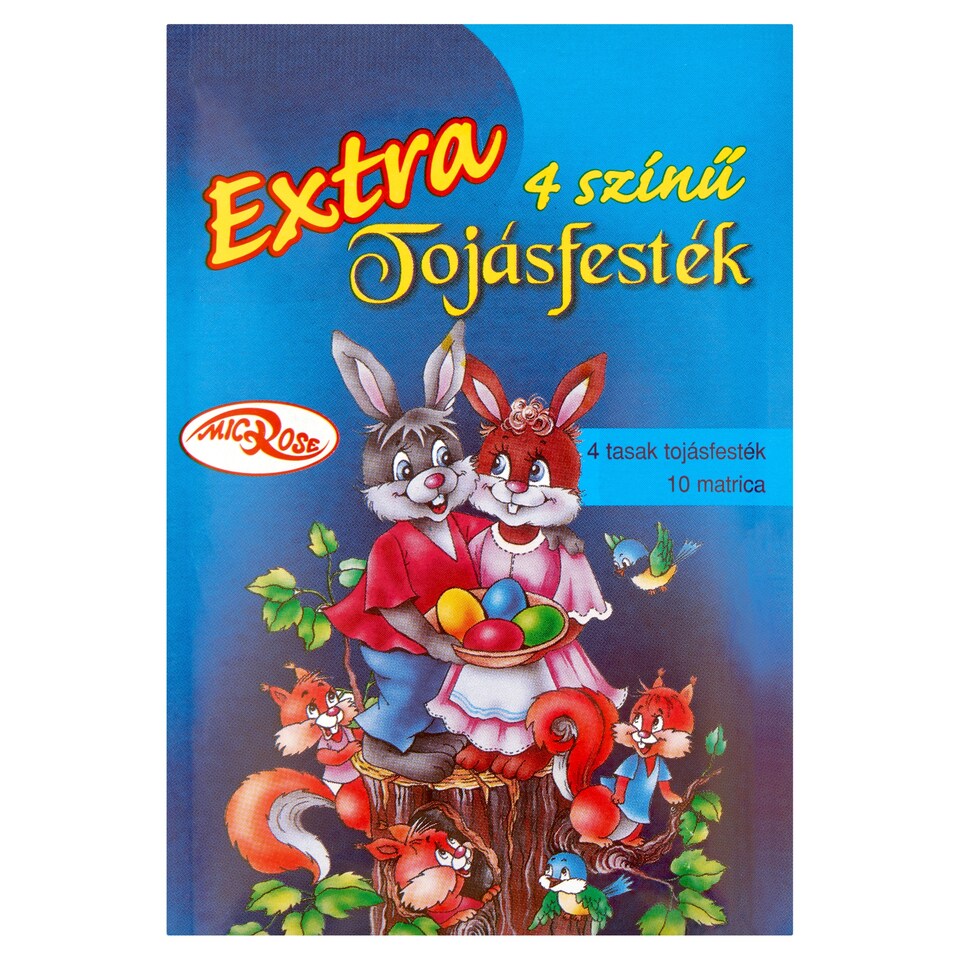 MicRose Farbivo na veľkonočné vajíčka 4 x 2,3 g