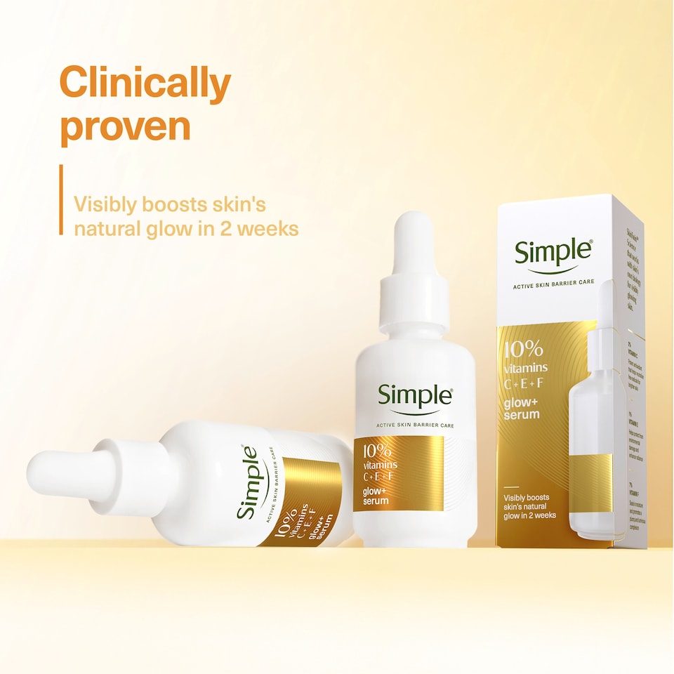 image 1 of Simple 10% Vitamins C+E+F Booster Face Serum 30Ml