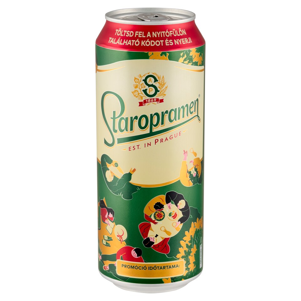 Staropramen minőségi világos sör 5% 0,5 l  1. kép