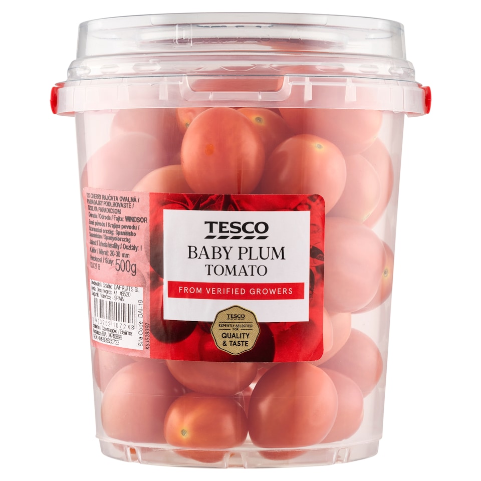 Tesco Baby Plum Tomato 500 g