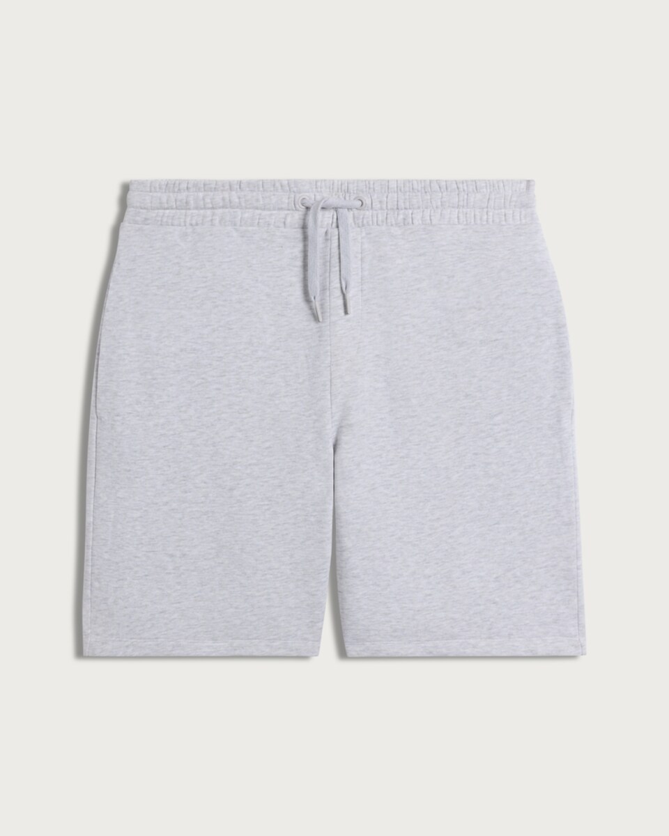 image 1 of F&F Active EVERYHOUR Cotton Rich Drawstring Shorts in Grey Marl