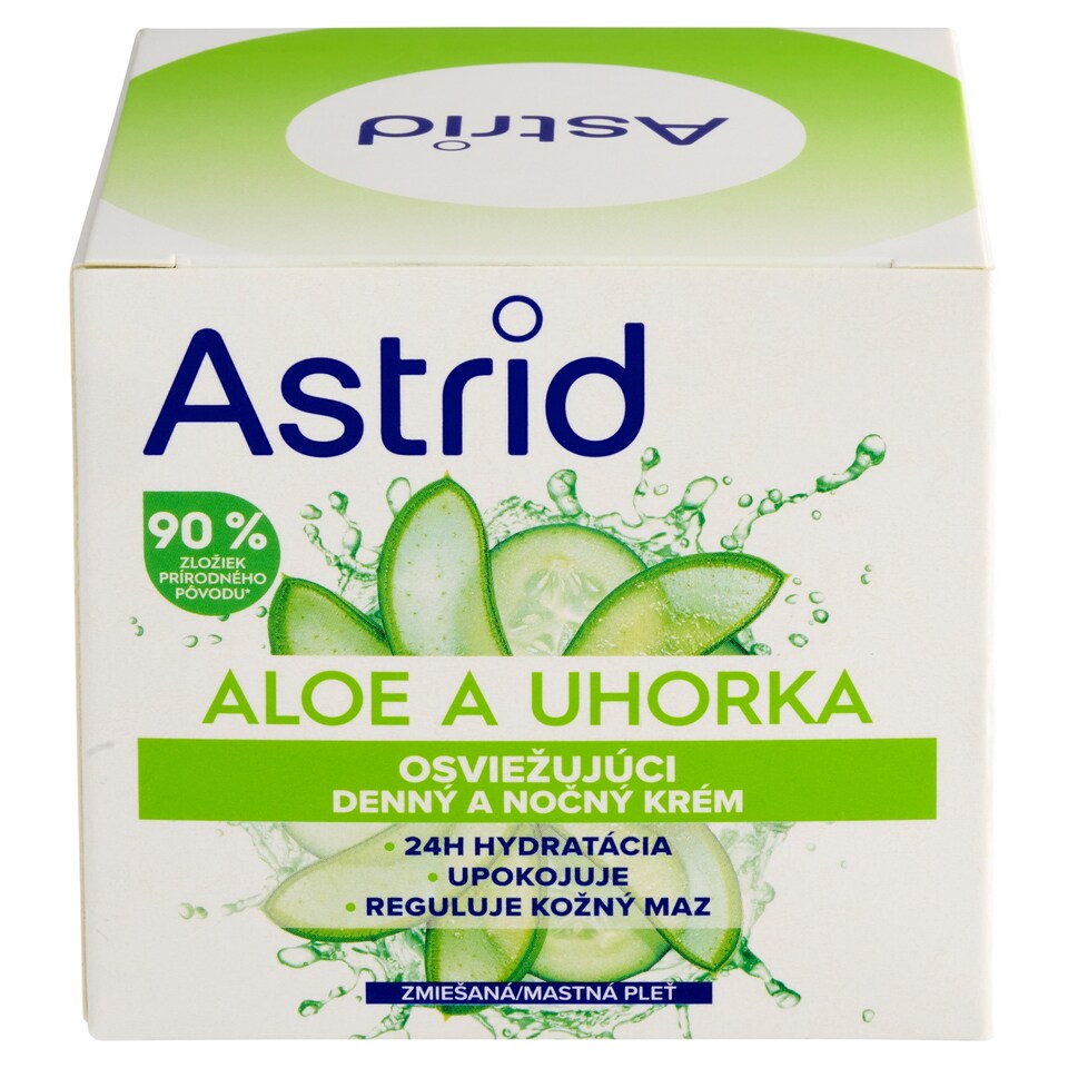 obrázok 1 z Astrid Aloe a uhorka osviežujúci denný a nočný krém 50 ml