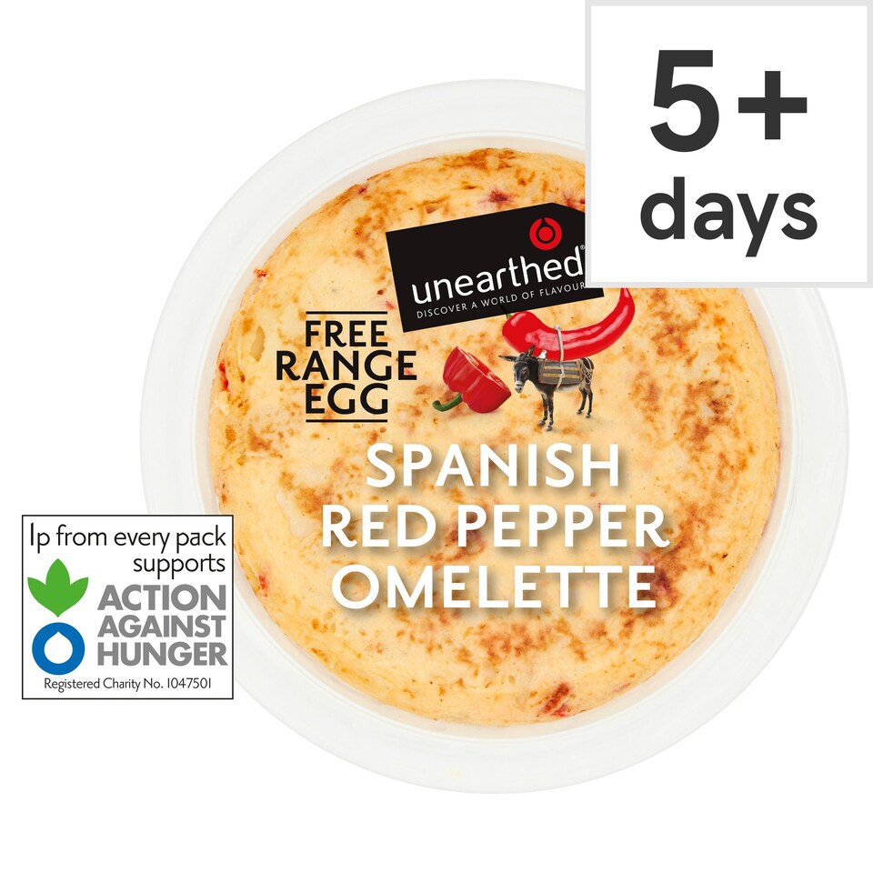 Unearthed Spanish Omelette with Red Pepper 250g Tesco Groceries