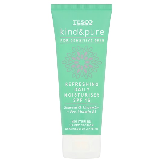 Tesco Kind And Pure Refreshing Daily Moisture Spf 15 75Ml Tesco Groceries