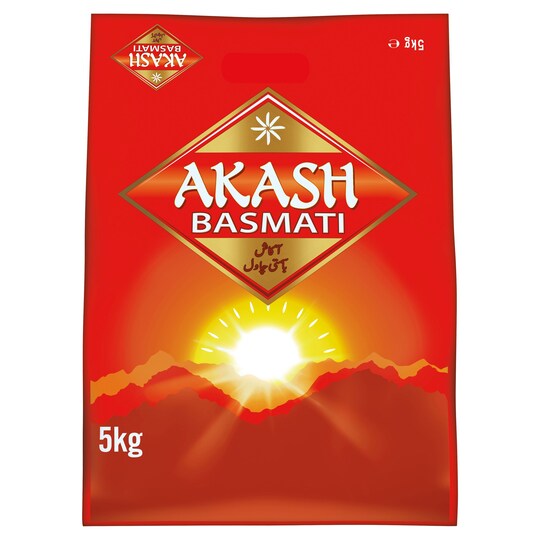 Akash Basmati Rice 5Kg Tesco Groceries