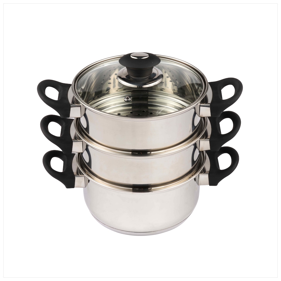 image 1 of Russell Hobbs 3 Tier Steamer 18cm