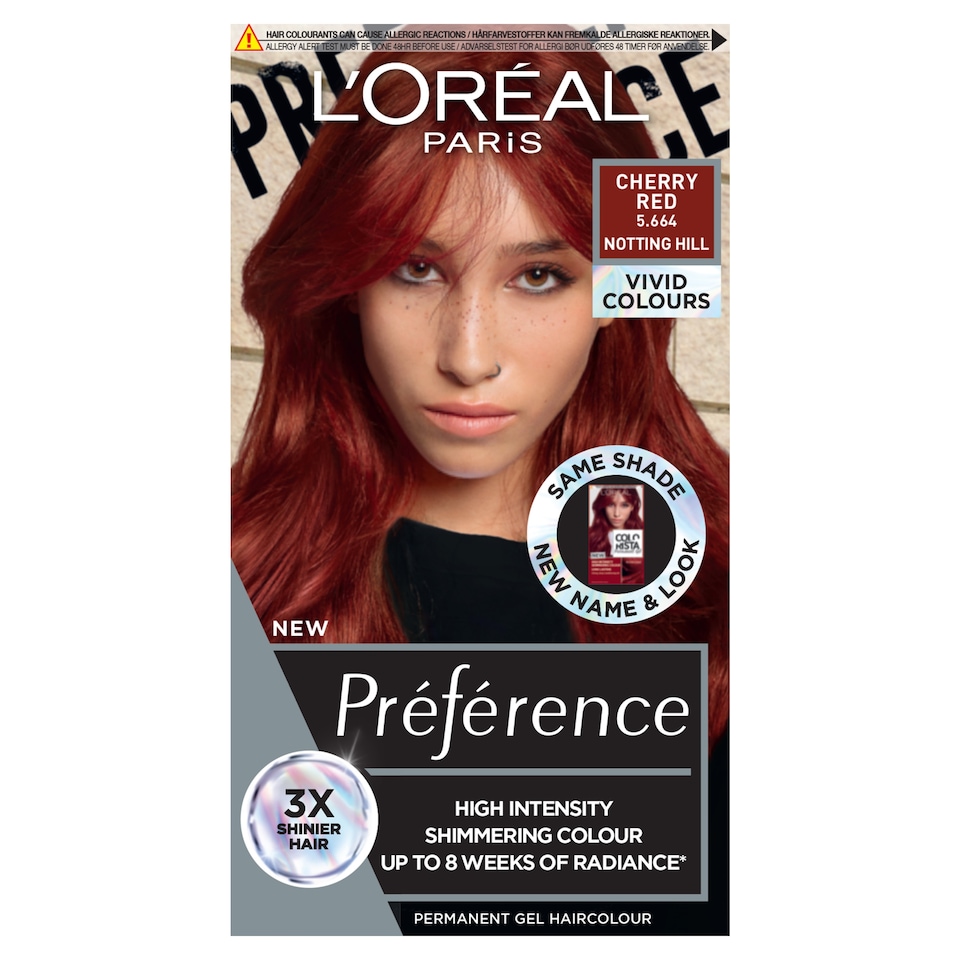 image 1 of L'Oreal Paris Preference Vivids 5.66 Cherry Red Permanent Hair Dye