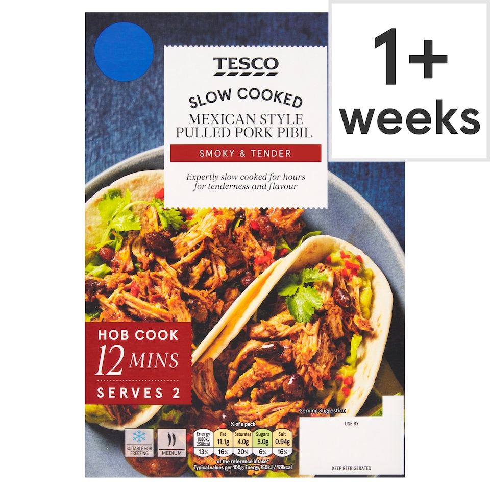 Tesco Slow Cooked Mexican Style Pulled Pork Pibil 400g