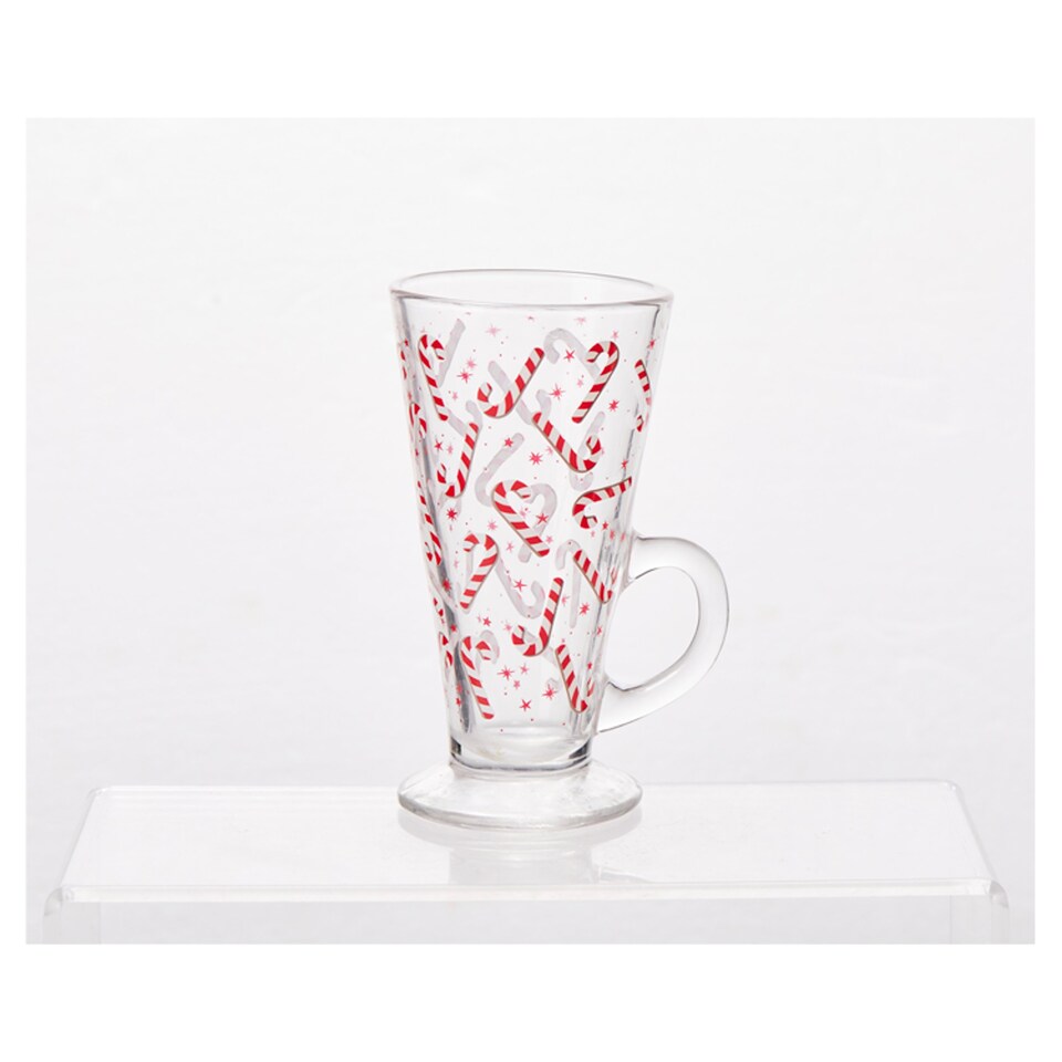 Tesco Candy Cane Latte Glass