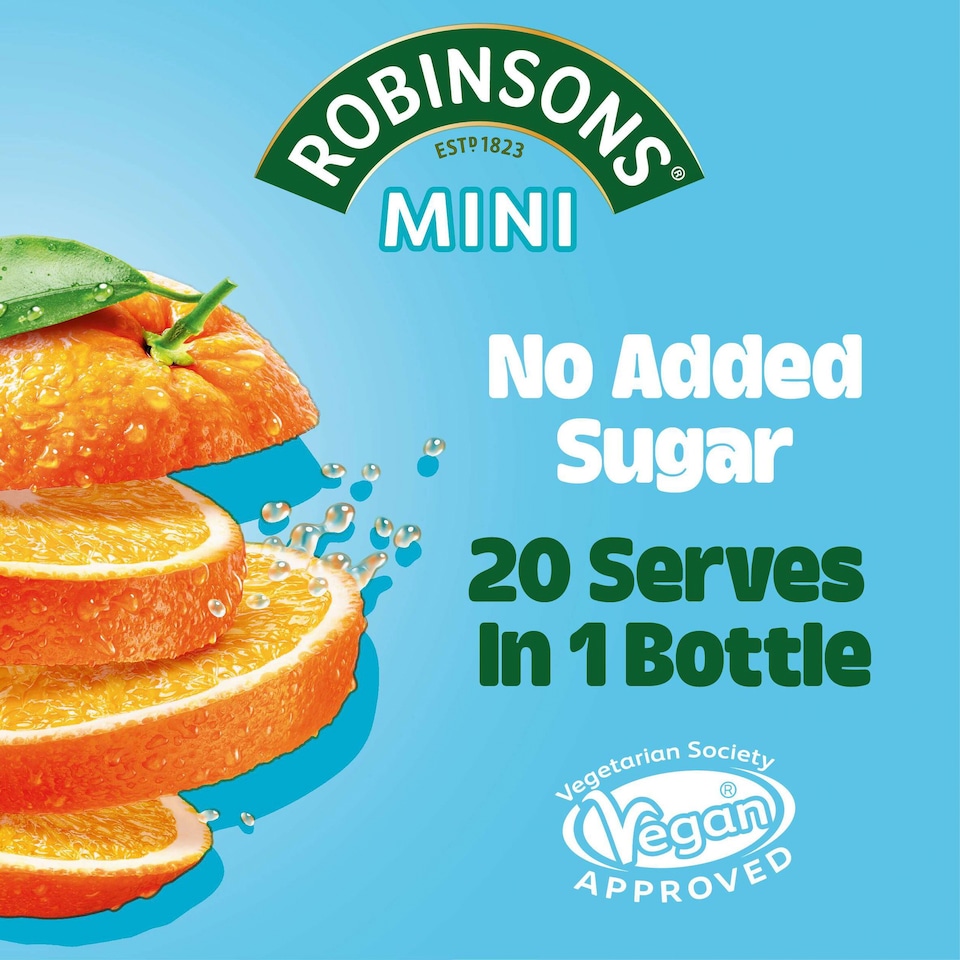 image 1 of Robinsons Mini Orange On-The-Go Squash 66ml