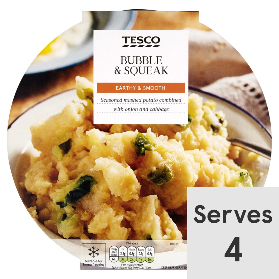 Tesco Bubble And Squeak 650G